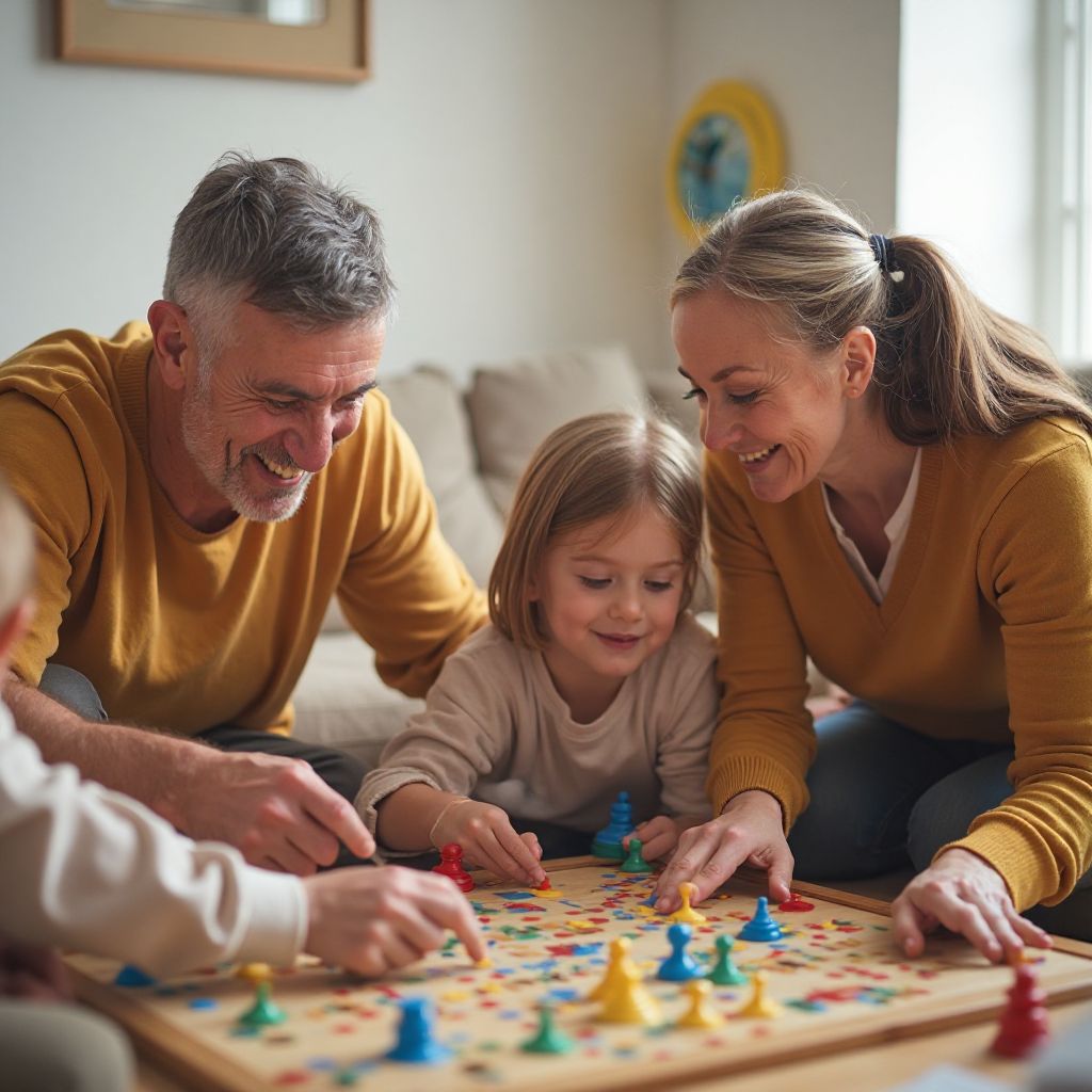Grandparents with grandchildren